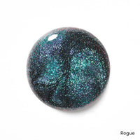 One Gel Color & Magnetic Duo - Midnight - Real Black & Rogue Magnetic Gel - 3-In-1 Base Coat, Nail Color & Top Coat - Gel Nail Polish Set