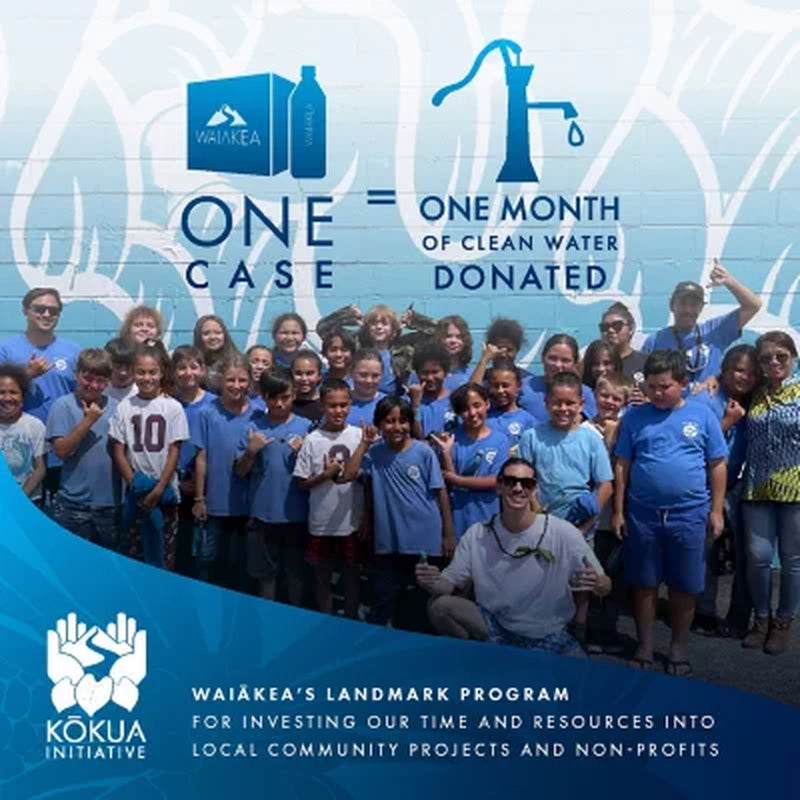 Waiakea Hawaiian Volcanic Water 1 L., 12 Pk.