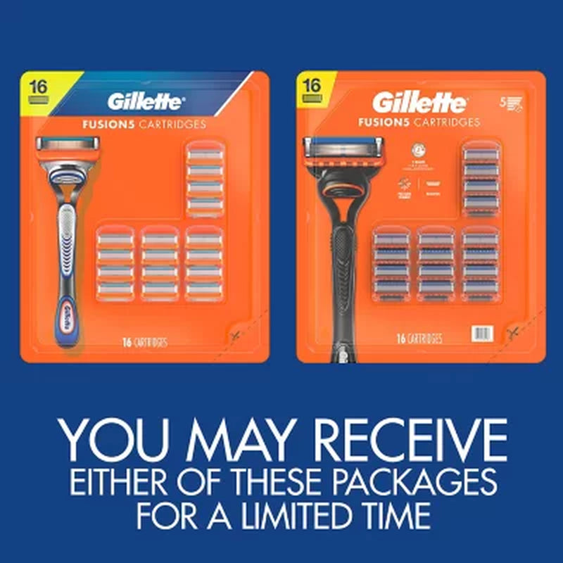 Gillette Fusion5 Men'S Razor Cartridges, 16 Ct.