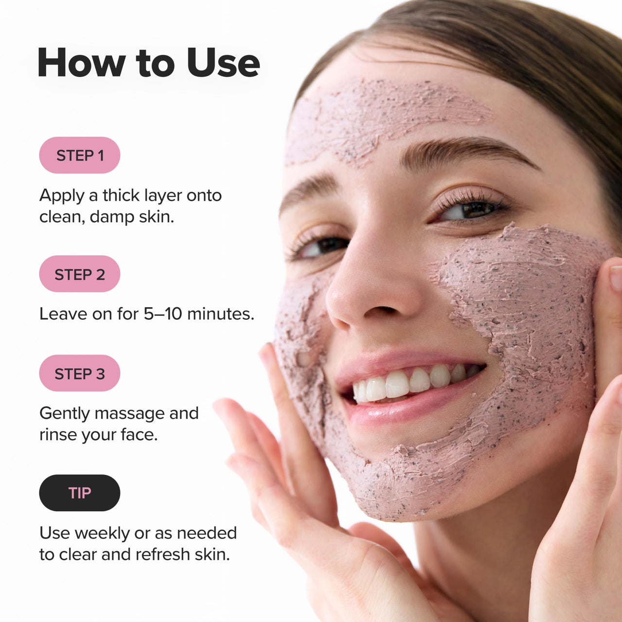 Beauty of Joseon Red Bean Pore Refreshing Mask Mud Cream Hydrating Wash Off Pack, Pore Cleansing Exfoliator, Korean Skin Care for Men and Women 140ml