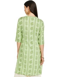 Karigari by Unlimited Women's  Rayon Classic Kurta