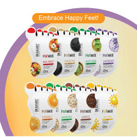 Dr.Rashel Vitamin C Peeling Mask for Cracked Feet | Dead Skin Remover | Heel Peel Pedicure | At Home Foot Care | Lavender | Exfoliant Foot Crack Mask with Moisturising Agents