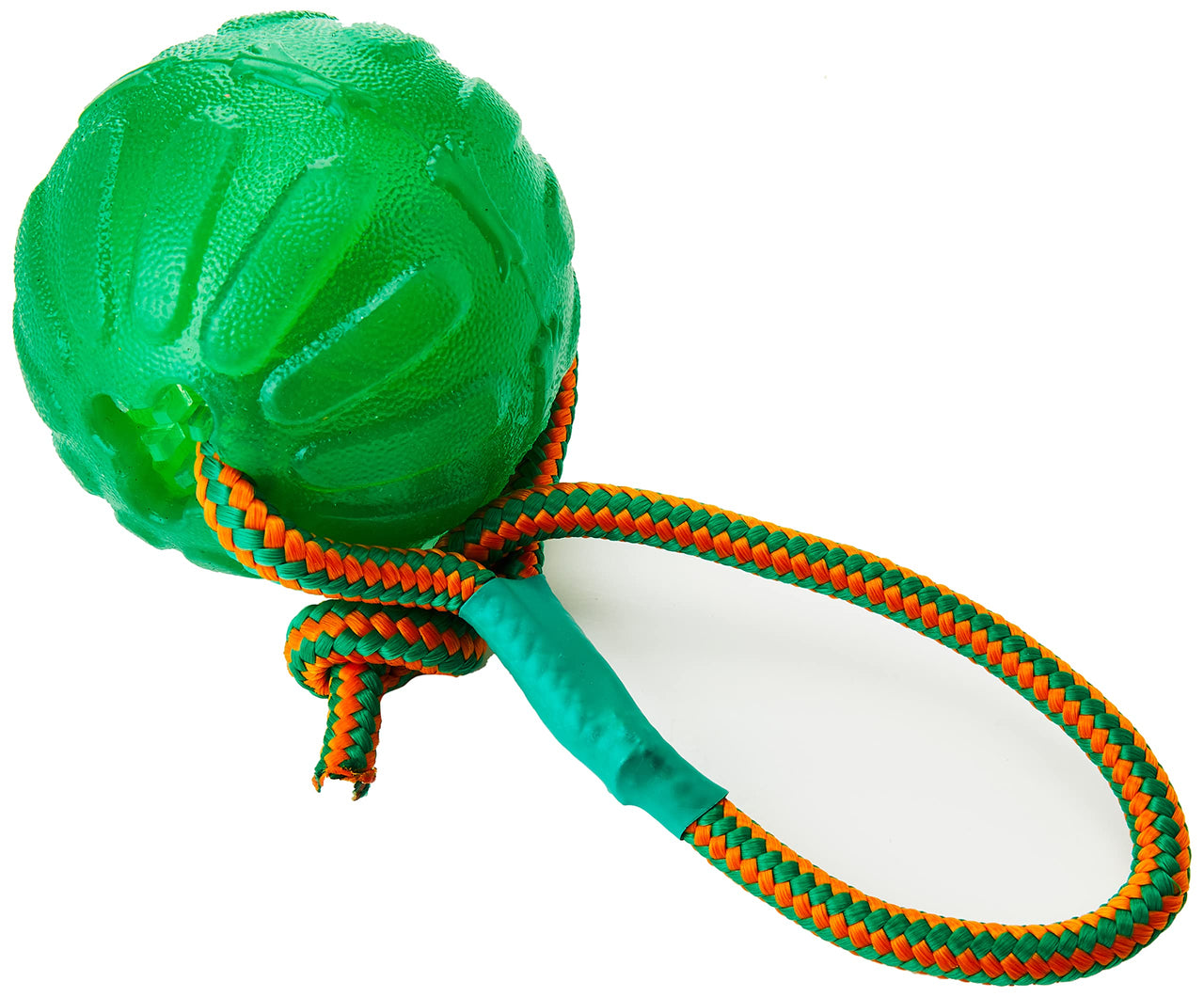 Starmark Everlasting Fun Ball on a Rope Dog Toy,Greens,Medium/Large