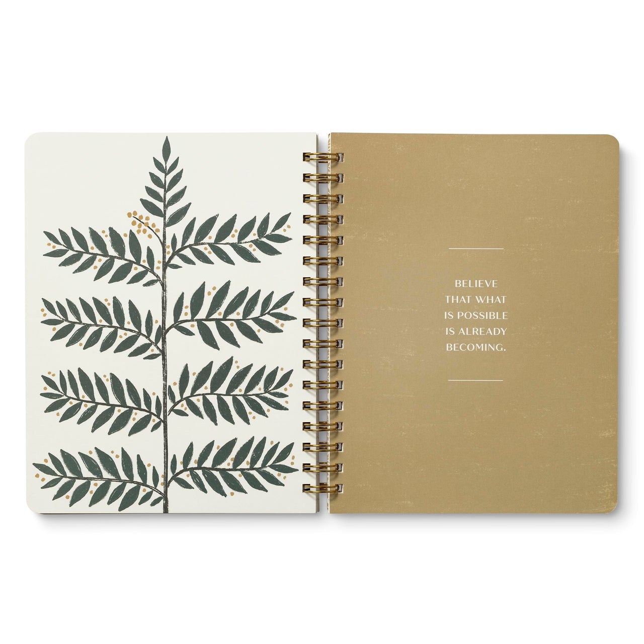 Compendium Spiral Notebook – Good Things Are Always Beginning – A Designer Spiral Notebook with 192 Lined Pages, College Ruled, 7.5”W x 9.25”H