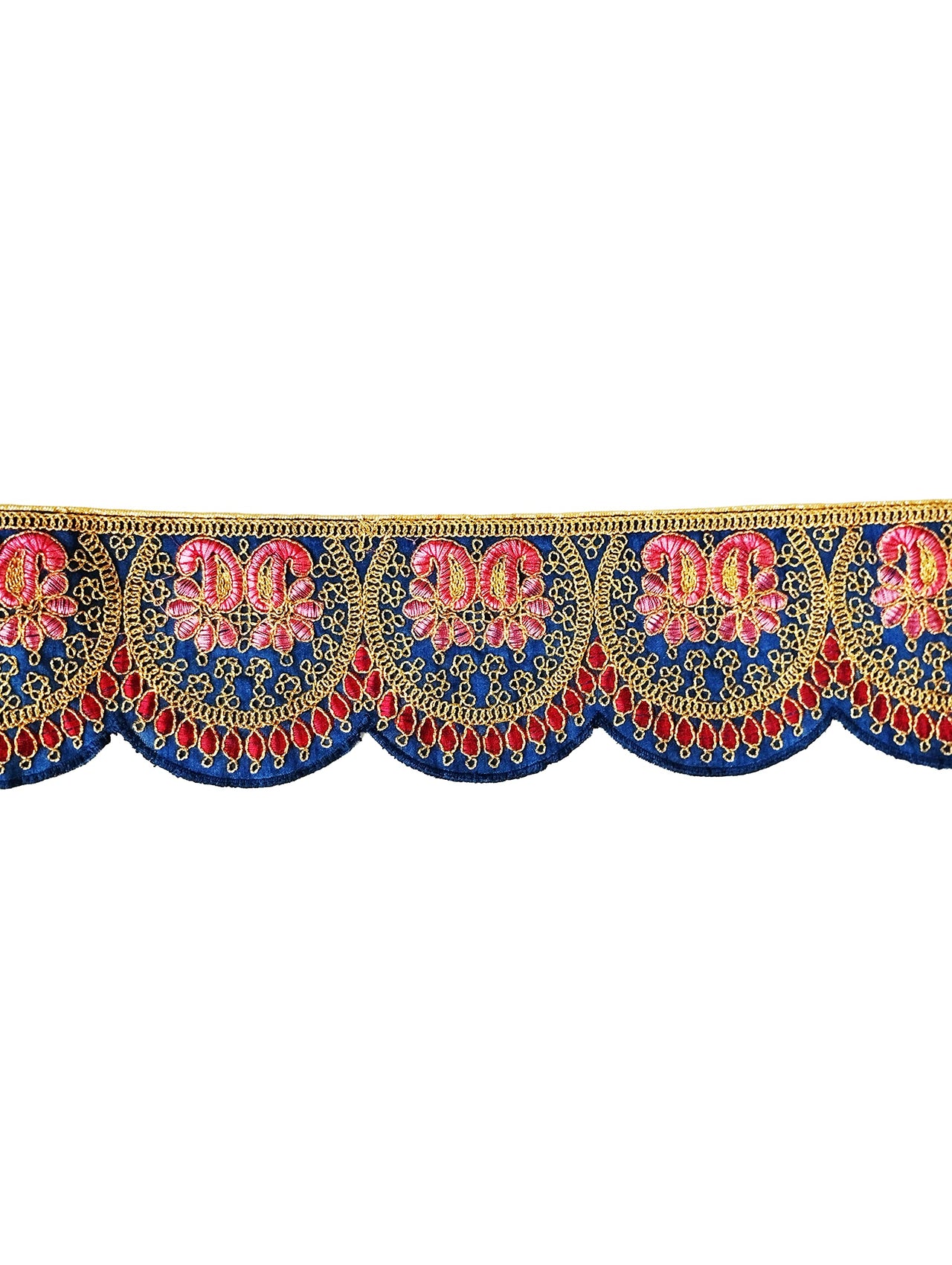 CARTZEYE Embroidery Heavy Work Trim Lace Border for Saree, Kurti, Dresses, Bandhani, Lehenga, Decorative Ribbon