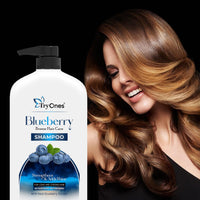 TryOnes Strong Shampoo - 1000 ml | For Damage Repair and Weak Hair, rich with Blue Berry extract, Helps with itching, irritation | Paraben Free Shampoo