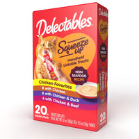 Delectables Squeeze Up Non-Seafood Variety Pack Lickable Cat Treat, 20 Count (Pack of 1)