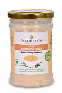 Orgrain India Organic Ashwagandha Root Powder 100g