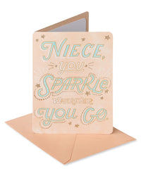 American Greetings Birthday Card for Niece (You Sparkle) You Sparkle