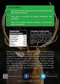 Elk Antler Chews for Dogs | Naturally Shed USA Collected Elk Antlers | All Natural A-Grade Premium Elk Antler Dog Chews | Product of USA, Single Pack Large Whole Large (Pack of 1)