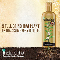 Indulekha Bringha Shampoo, Proprietary Ayurvedic Medicine For Hair Fall, Free From Parabens, Synthetic Dyes And Synthetic Perfume, 200ml