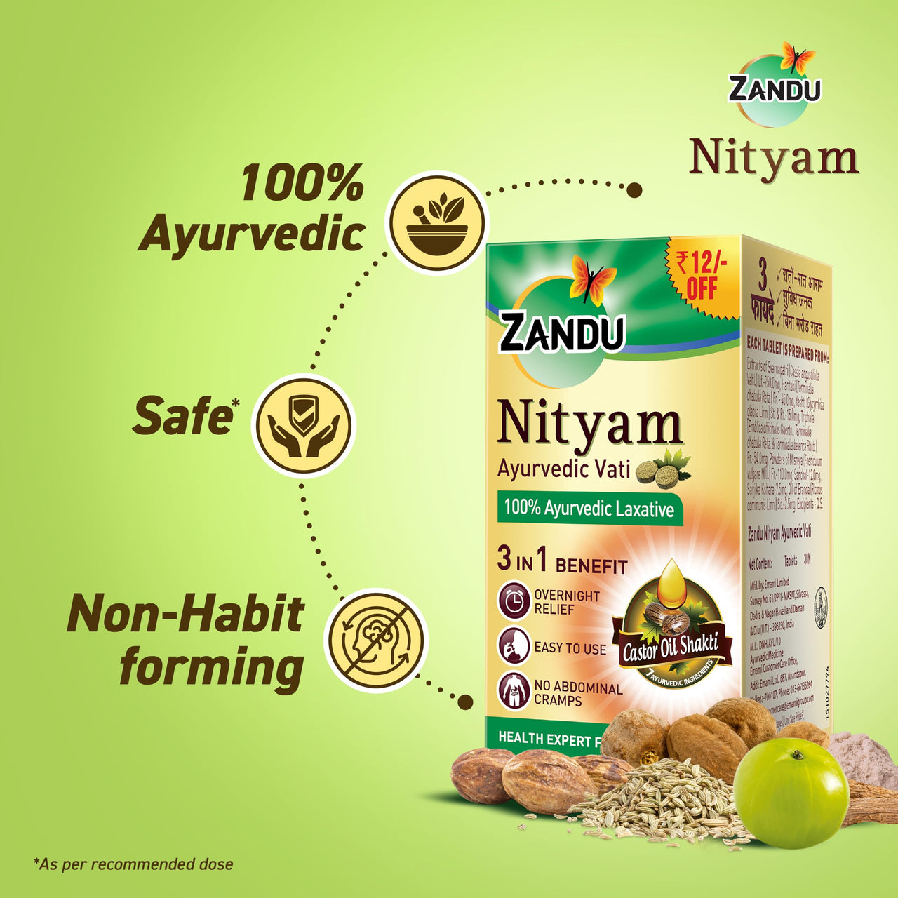 Zandu Nityam 30TAB(pack of 3)