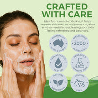 Neutriderm Detox Facial Cleanser,Gentle Exfoliating Face Cleanser With Glycolic Acid&Sodium Pca For Glowing Skin,Ultra Hydrating Facial Wash-Glycolic Acid Face Wash For Normal To Oily Skin-120 Ml