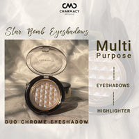 Charmacy Milano Star Bomb Eyeshadow (Shade 05) - 3.2 g, Shimmery Effect, Glitter, Duo-Chrome Metallic, Intense Pigmentation, Use as Highlighter & Lip Topper, Vegan, Cruelty Free