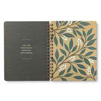 Compendium Spiral Notebook – Good Things Are Always Beginning – A Designer Spiral Notebook with 192 Lined Pages, College Ruled, 7.5”W x 9.25”H
