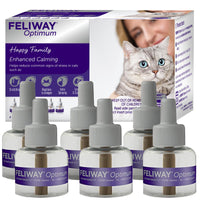 FELIWAY Optimum, Enhanced Calming Pheromone 30-day Refill  6 Pack