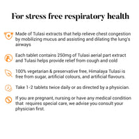 Himalaya Wellness Pure Herbs Tulasi Respiratory Wellness | Holy Basil |Relieves cough and cold| -Pack of 240 Tablets