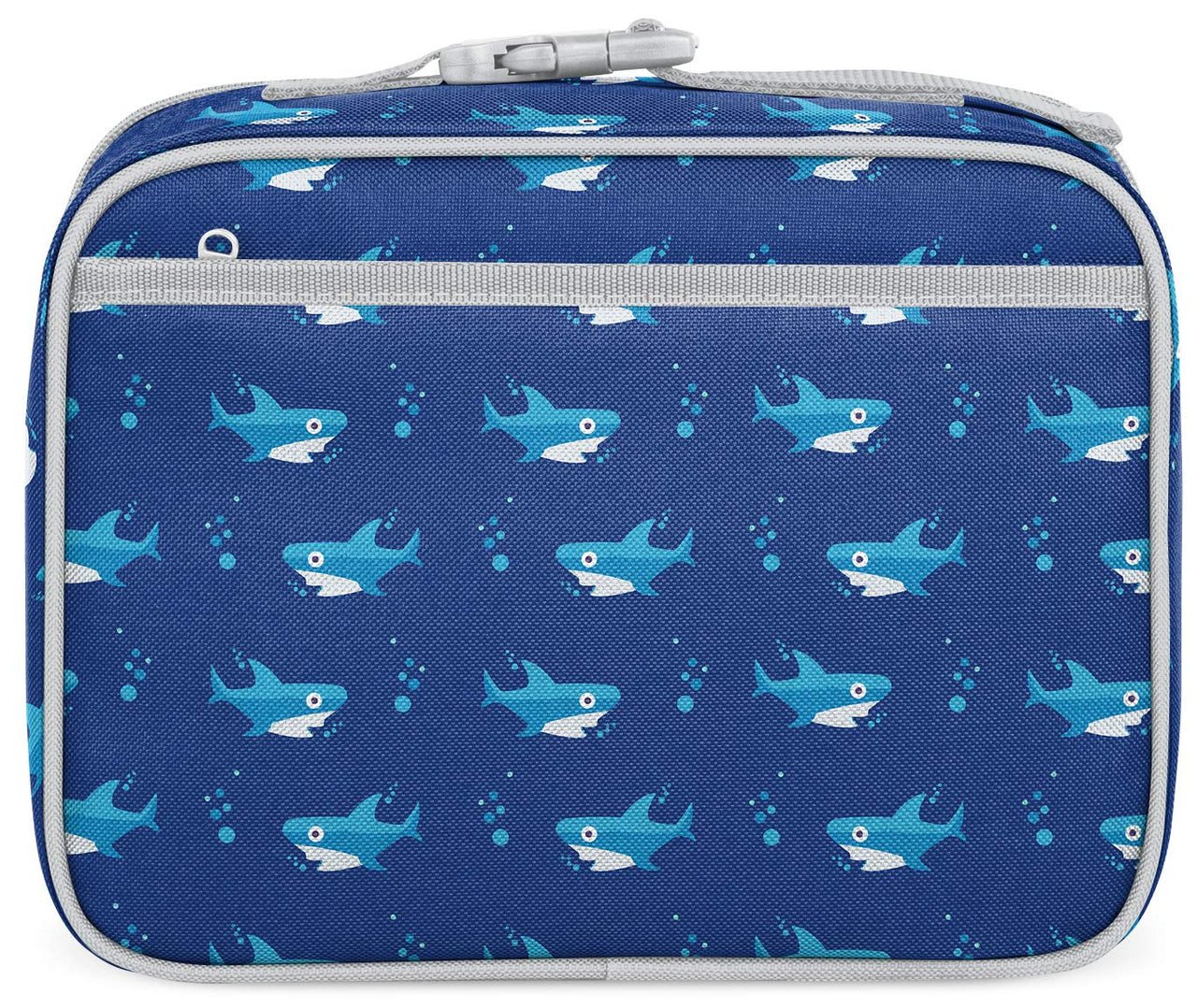 Simple Modern Kids Lunch Box for Toddler | Reusable Insulated Bag for Boys | Meal Containers for School with Exterior and Interior Pockets | Hadley Collection | Shark Bite Hadley Lunch Box -Shark Bite