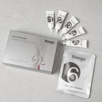 Raaga Professional Stem Cells Infused Platinum 6 Step Facial Kit | Platinum Colloid, Argan Stem Cells | Restores Skin's  Moisture | All Skin Types (61 gm)