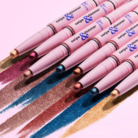 Blue Heaven Swipe & Shimmer Eye Shadow infused with Primer, Smudge Proof, Eye Shadow Stick Dual ended - Romanticism, 2.2g
