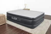 SleepLux Durable Inflatable Air Mattress with Built-in Pump, Pillow and USB Charger King 22