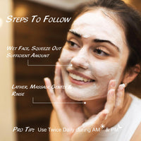 Raissa Luxury Rice & Ceramides Creamy Face Cleanser |Normal to dry Skin |Contains 4 Ceramides, Niacinamide, Rice Extract| pH Balanced, Clinically Tested, Non-irritant, Soap, Silicone, Paraben Free 50g