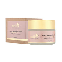 Mellow Herbal Ayurvedic Glare Facial Massage Cream | Deep Hydration & Anti-Aging | Enriched with Jojoba & Almond Oil | Boosts Blood Circulation & Brightens Skin | Paraben & Silicone-Free | 50gm