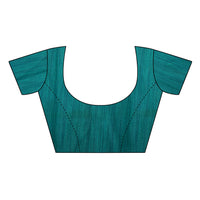 Tarshika Women's  Linen Blend Printed Saree With Blouse Piece(LINEN SAREE_NEW)