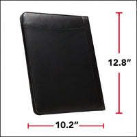 Case-it Business Meeting Padfolio | Professional Portfolio with Letter Size Writing Pad, Black (PAD-20) Single PAD-20