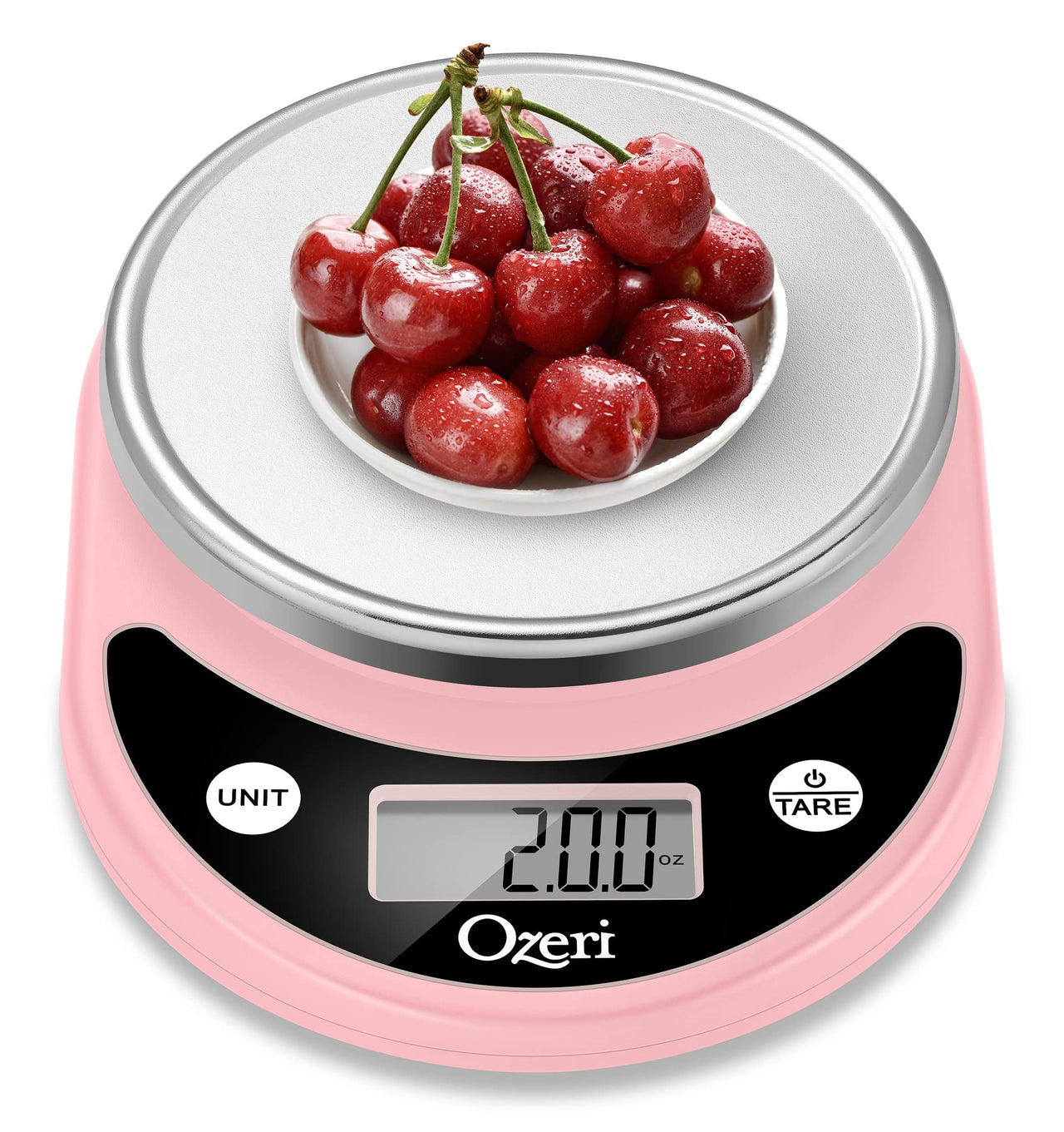 Ozeri Pronto Digital Multifunction Kitchen and Food Scale,Crystal Rose Crystal Rose