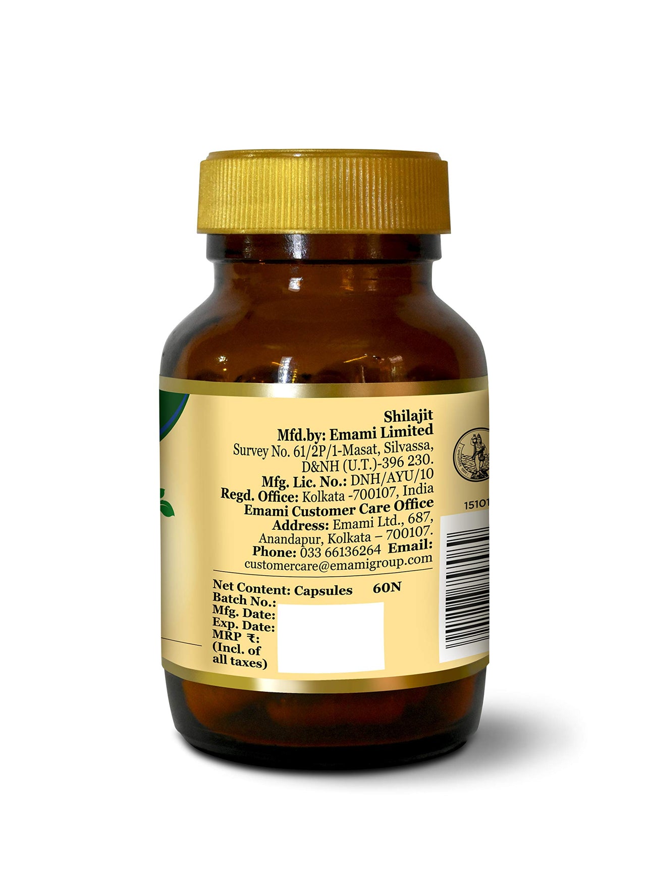 Zandu Shilajit Capsules (60 Caps) Infused with Goodness of Natural Shilajit Extracts for Enhanced Energy & Strength in Men, Manages Stress, Immunity Booster