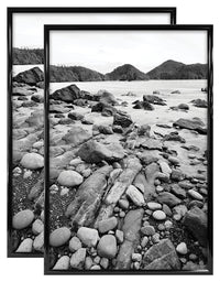 MCS Trendsetter 20x28 Poster Frame Black High-Gloss, Vertical & Horizontal Wall Hanging Large Picture Frame for Photos, Posters & Art Prints (1-Pack) 20 x 28 in Single