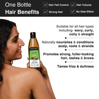 Soulflower Castor Oil for Hair & Skin, Clinically Proven Hair Oil for Hair Growth, Anti Hair Fall, Skin Hydration & Split End Repair | 100% Pure, Ecocert Organic Certified, Natural, 120ml