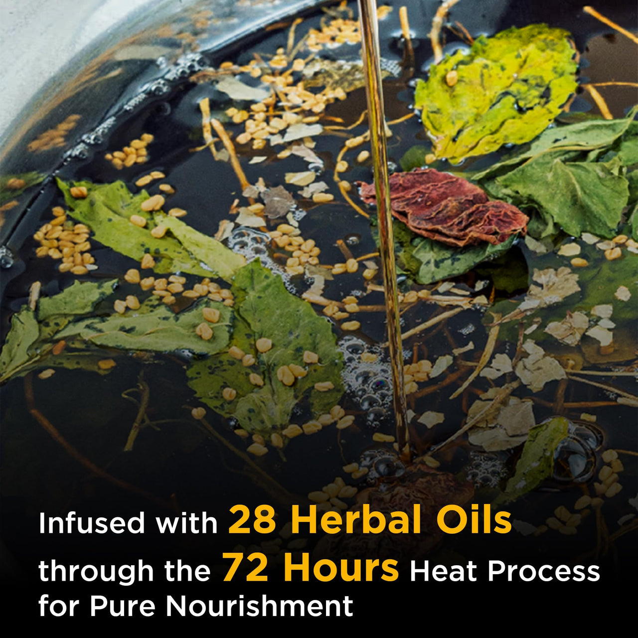 ORGATRE Hair Growth Oil - 100ml | Anti Hairfall & Hair Regrowth | 28 Natural Ingredients with Bhringraj & Brahmi | Paraben, Sulfate & Mineral Oil Free | Stronger, Thicker Hair for Men & Women