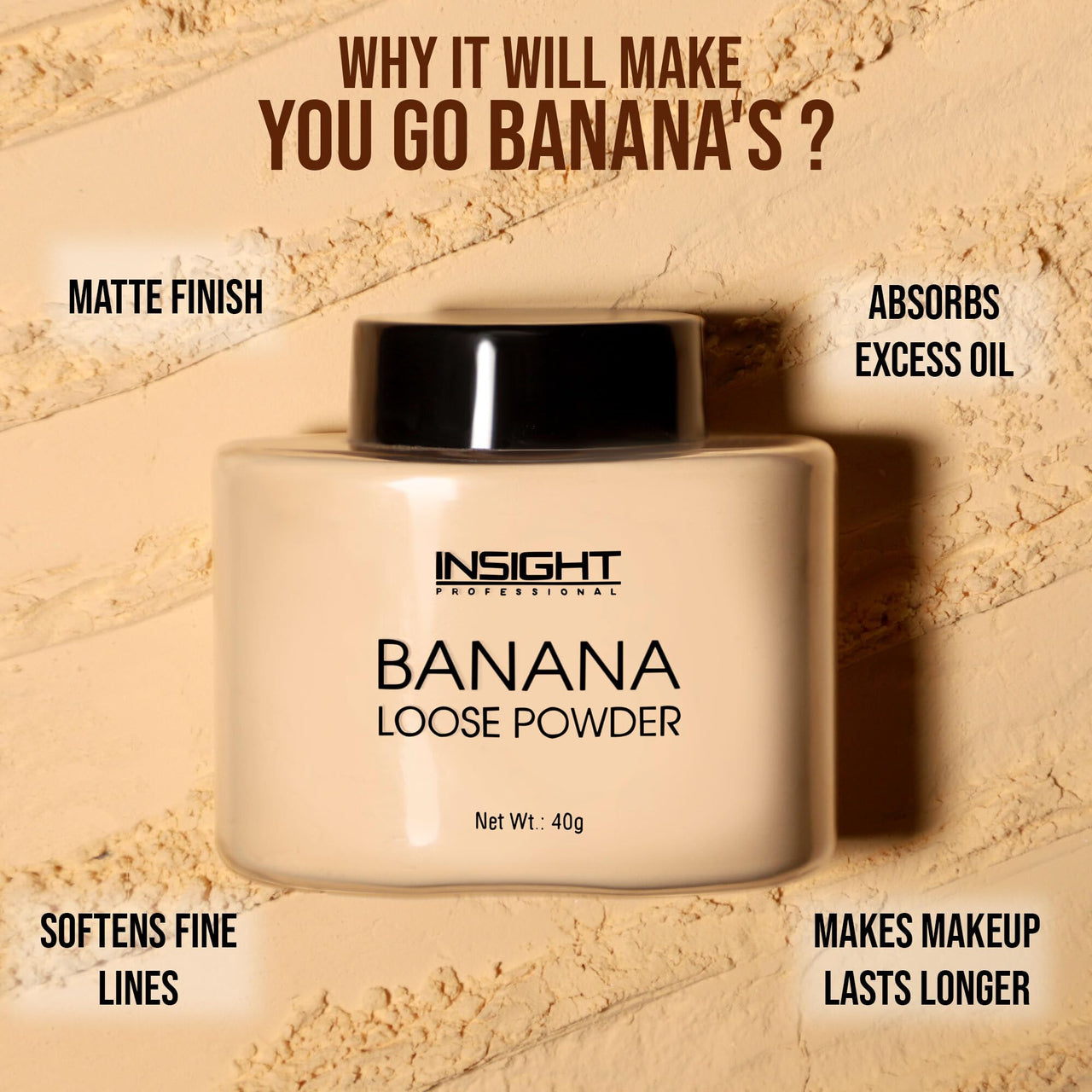 Insight Banana Loose Powder, 40g