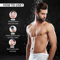 Ayouthveda Charcoal Detox Soap | A Powerful Blend of CharcoalJaggery & Five Nourishing Oils | Handmade Castile Soap Without Any Harsh Chemical | For Clear & Dirt Free Skin (Pack Of 2-110g each)