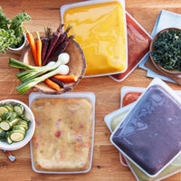 Stasher Platinum Silicone Food Grade Reusable Storage Bag, Yellow (1/2 Gallon) | Reduce Single-Use Plastic | Cook, Store, Sous Vide, or Freeze | Leakproof, Dishwasher-Safe, Eco-friendly | 64 Oz