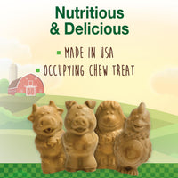 Nylabone Healthy Edibles Puppy Natural Long Lasting Dog Chew Treats Lamb & Apple Small/Regular (12 Count) 0.9166666666666666 Ounce (Pack of 12)