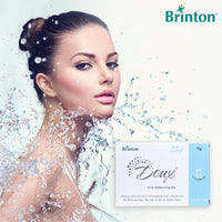 Brinton DOUX Daily Ultra Moisturizer Soap Bar with pH 5.5, 75g, pack of 4
