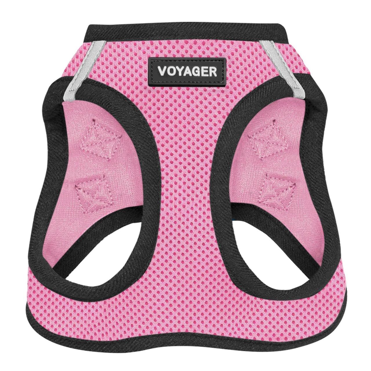 Voyager Step-in Air Dog Harness - All Weather Mesh Step in Vest Harness for Small and Medium Dogs and Cats by Best Pet Supplies - Harness (Pink/Black Trim), XL (Chest: 20.5-23") Harness (Pink/Black Trim) XL (Chest: 20.5 - 23")