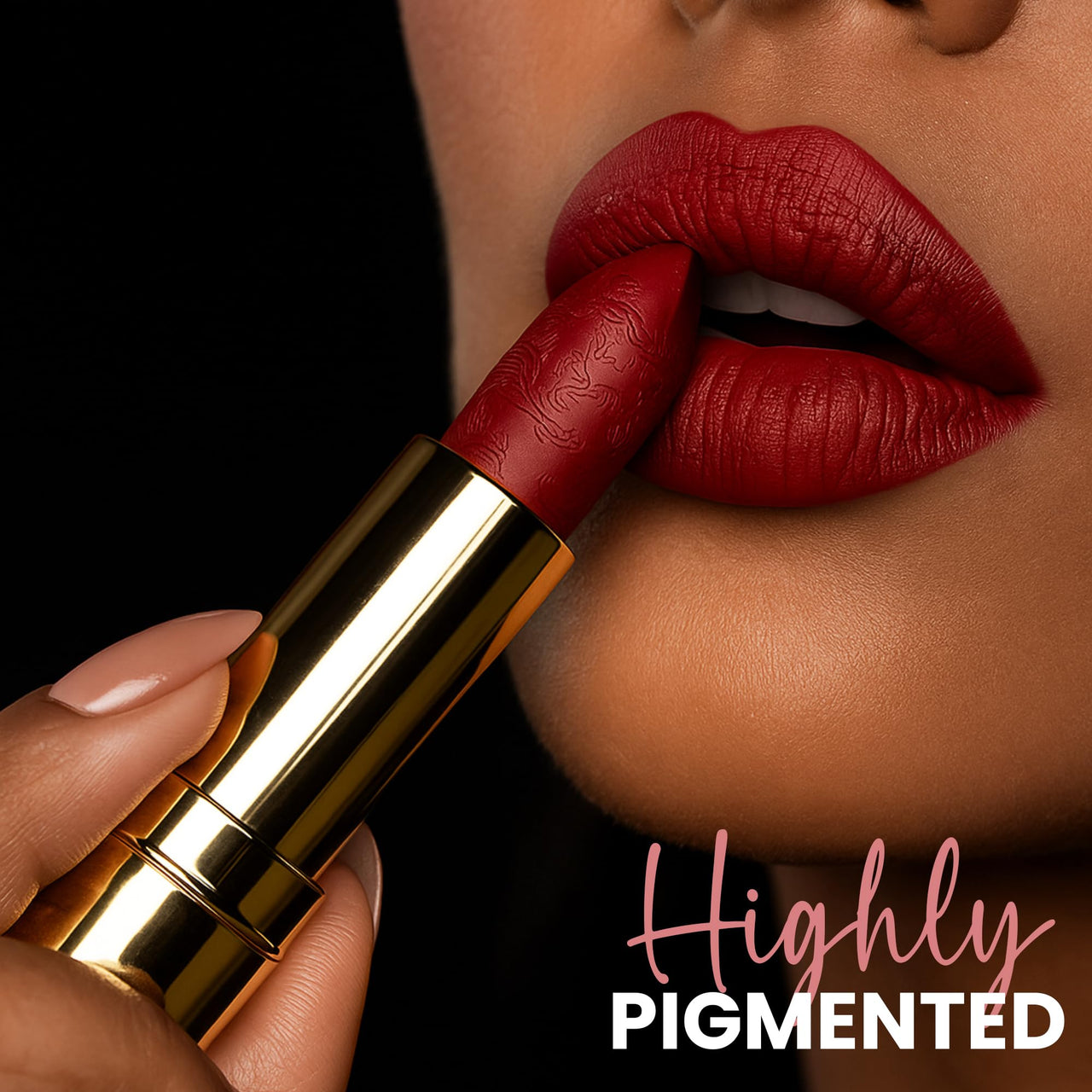 Seven Seas HD Intense Matte Lipstick | Non-Transfer | Lipstick For Women (611-Dark Gurgundy, 3.5G)