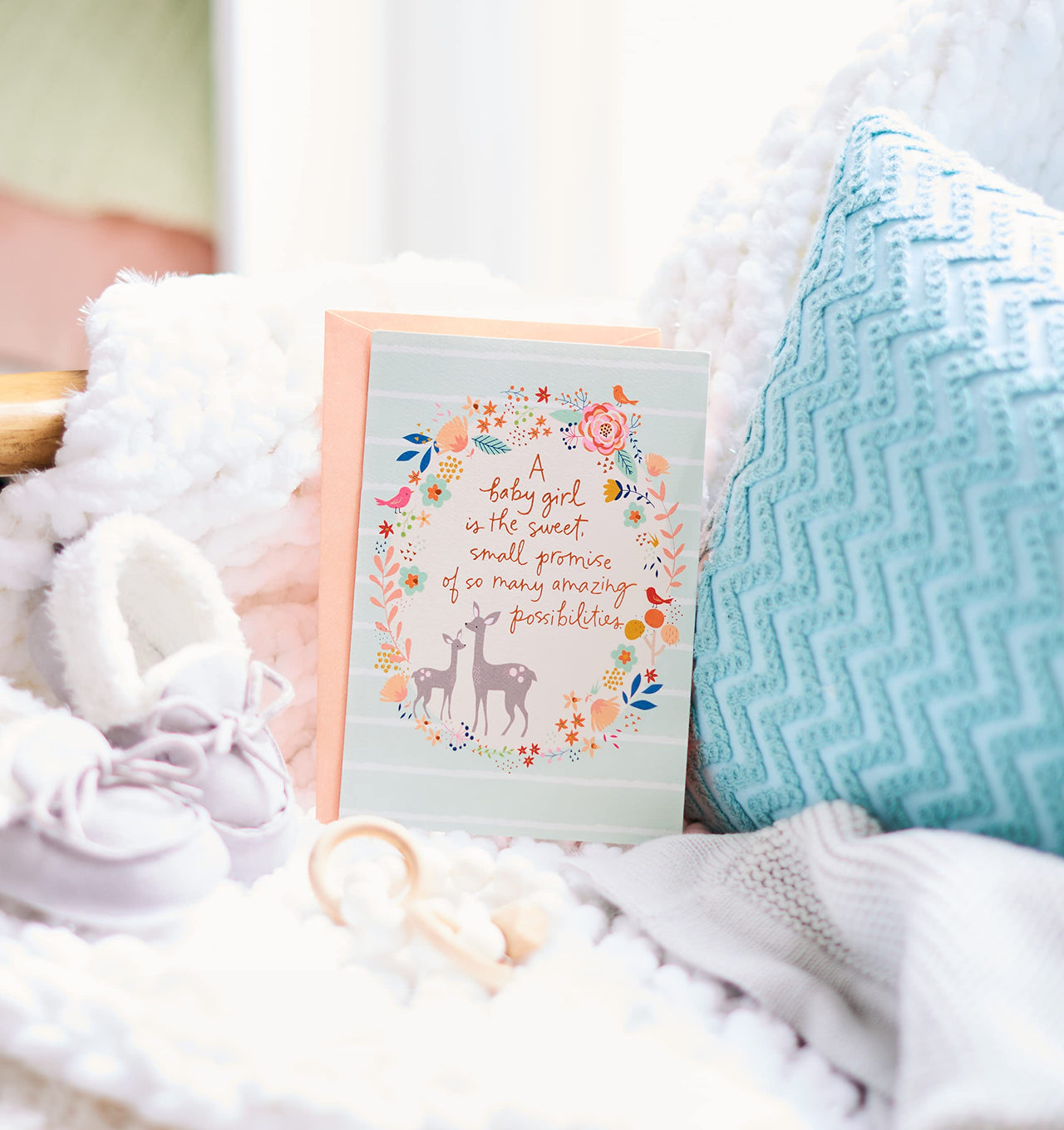 American Greetings Baby Girl Card (Lifetime of Love) Lifetime of Love