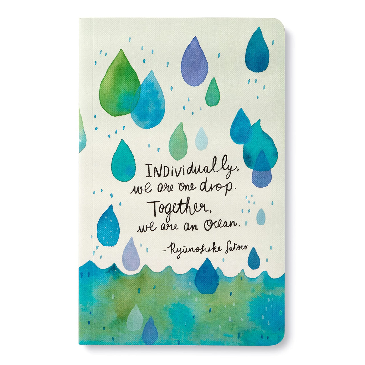 Compendium Softcover Journal - Individually, we are one drop. Together, we are an ocean. – A Write Now Journal with 128 Lined Pages, 5”W x 8”H Better Together
