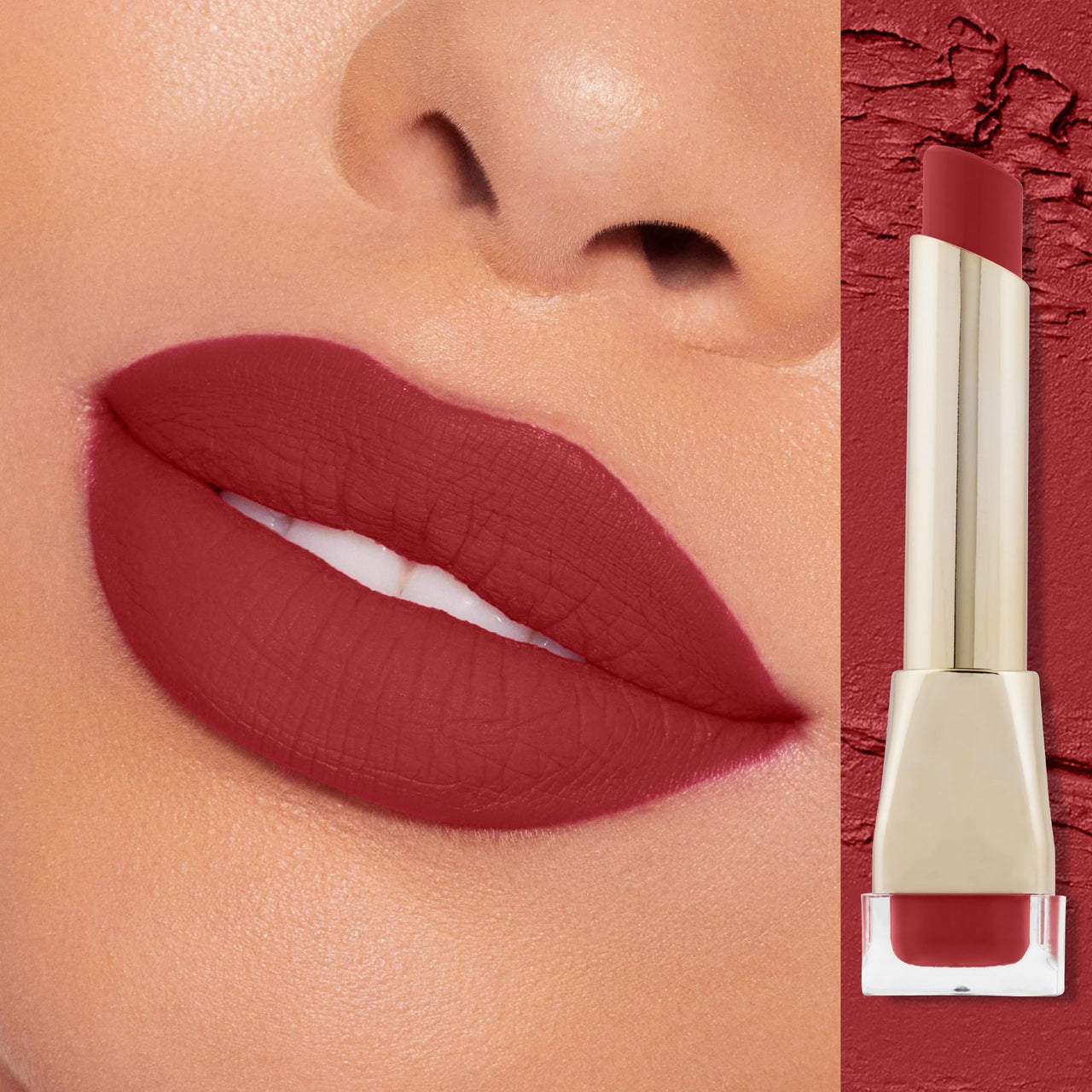 Seven Seas Color Edition Matte Lipstick | Highly Pigmented | Long Lasting | Waterproof | Smudgeproof | Single Coat Application | Lipstick for Women (301, 3.5G)