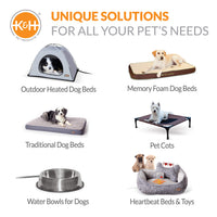 K&H Pet Products Self-Warming Crate Pad, Warming Dog Crate Bed, Machine Washable Dog Crate Mat, Tan Small 20 X 25 Inches