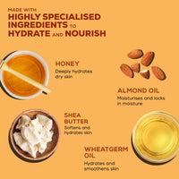 Joy Honey Almond Value Combo With Body Lotion (500ml) & Skin Cold Cream (200ml) For Complete Nourishment | Moisturization for All Skin Types, Gender & Weather - Combo pack of 2, 700ml