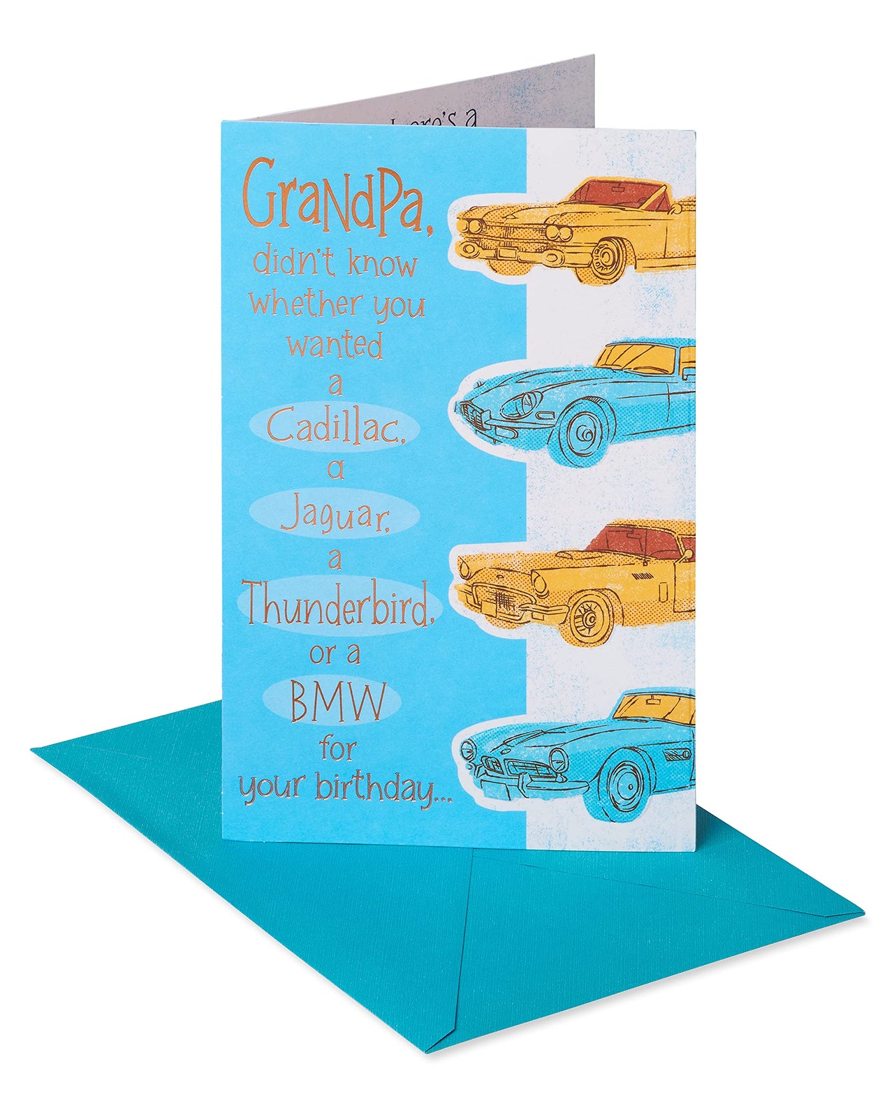 American Greetings Funny Birthday Card for Grandpa (Cars) Cars