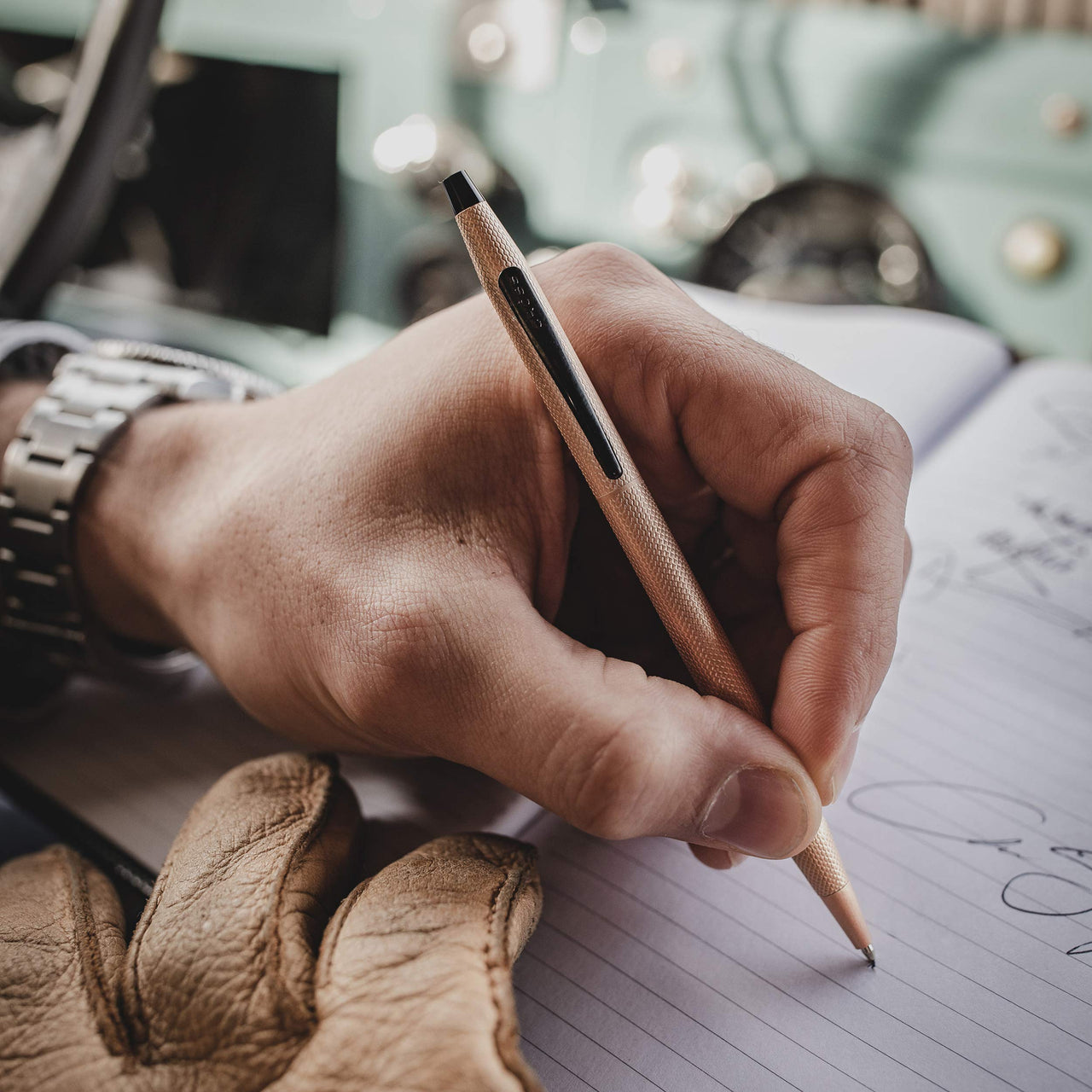 Cross Classic Century Refillable Ballpoint Pen, Medium Ballpen, Includes Premium Gift Box - Brushed Rose Gold