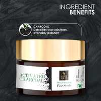 Good Vibes Activated Charcoal Deep Cleansing Face Mask, 50 g Blackhead Removal Deep Pore Cleansing Anti Acne Face Mask For All Skin Types, Controls Excess Sebum, No Parabens & Mineral Oils