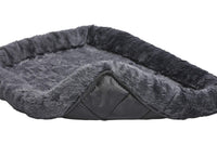 New World Pet Products Gray Dog Bed | Bolster Dog Bed Fits Metal Dog Crates | Machine Wash & Dry, 30-Inch, Model:B40230-GY 30.0